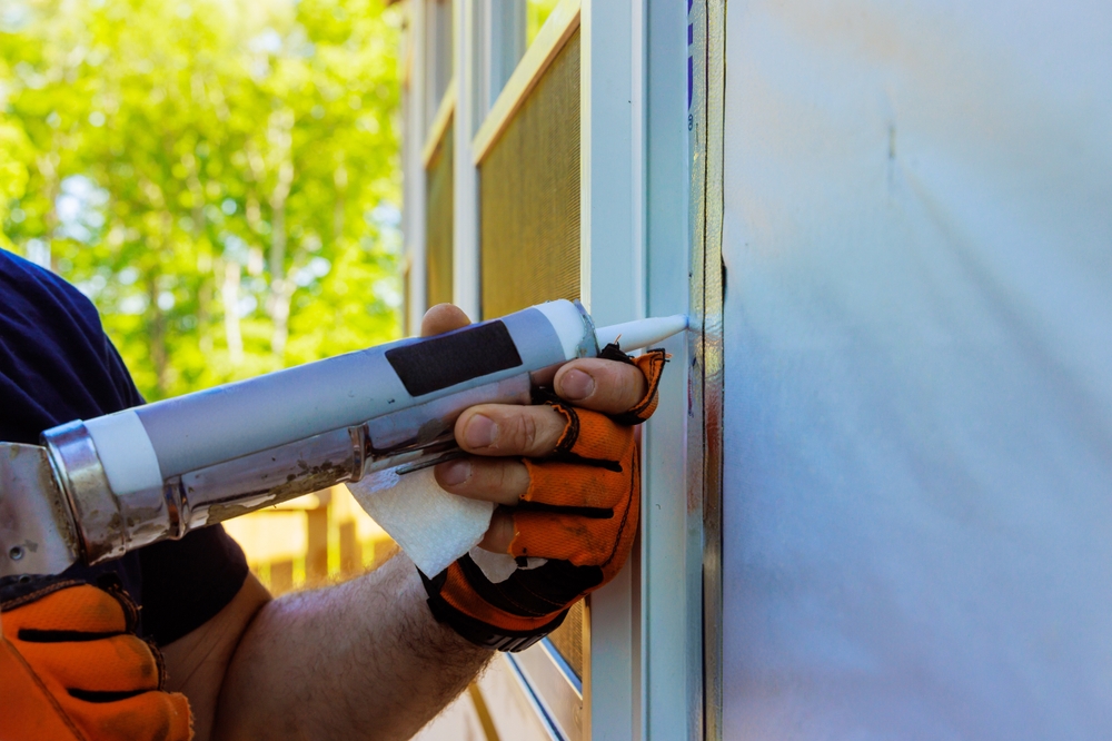 After,Windows,Have,Been,Installed,,Seams,Are,Coated,With,Silicone,